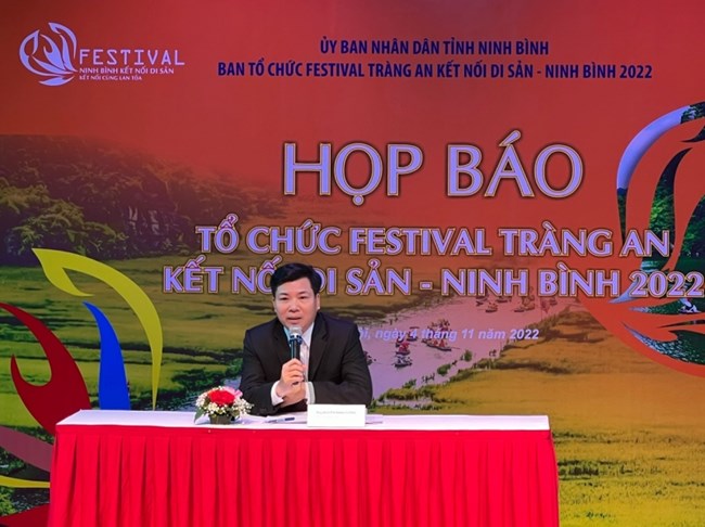 “Hoa Lư vang mãi ngàn năm”: Festival Tràng An kết nối di sản lần đầu tiên tổ chức tại Ninh Bình (4/11/2022)
